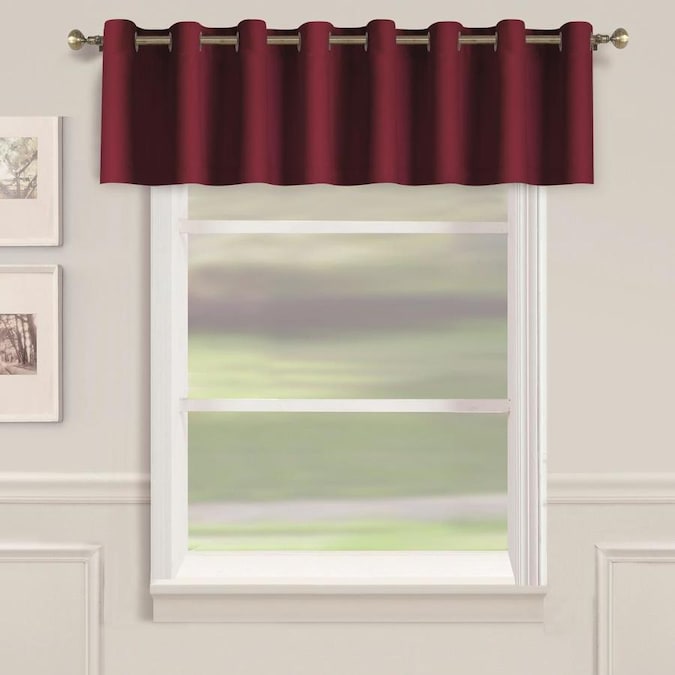 Popular Home Twilight Single Blackout Window Valance in the .