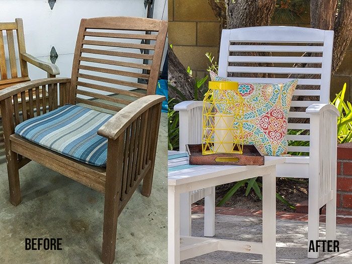 How To Paint Outdoor Wood Furniture - And Make It Last For Year