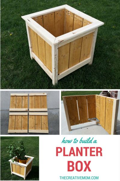 How to Build a Wooden Planter - How to Build a Wooden Planter Box .